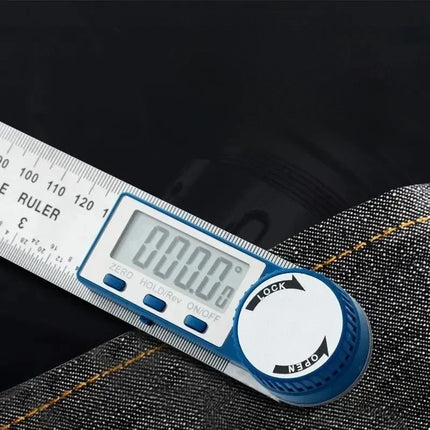 Digital Angle Finder Ruler, 0.1 Degree Accuracy Angle Measuring Tool for Flooring, Tiling and DIY Woodworking