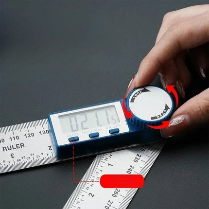 Digital Angle Finder Ruler, 0.1 Degree Accuracy Angle Measuring Tool for Flooring, Tiling and DIY Woodworking