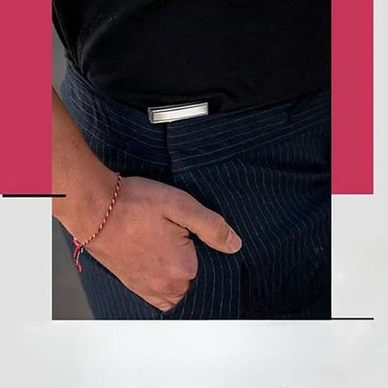 Adjustable Clip-On Waist Buckle for Loose Trousers, No Sew No Belt Waistband Tightener in Black, Gold and Silver