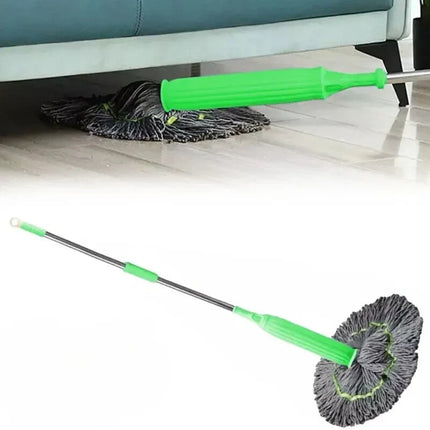 Self-Wringing Microfiber Mop with Adjustable Handle | Effortless Cleaning for Hard Floors