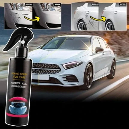 Car Scratch Remover Spray with Nano Coating, Spray and Wipe Gloss Restorer for Cars, SUVs and Trucks