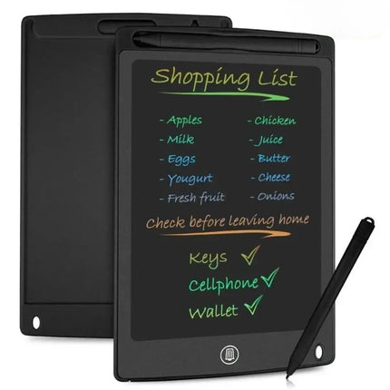 LCD Writing Tablet for Kids, Reusable Doodle Board and Erasable Drawing Pad for Travel and Homework