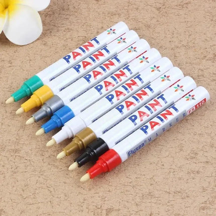 Waterproof Tire Paint Marker with Durable Ink | Long-Lasting Color for Vibrant Designs