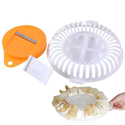 Microwave Potato Chip Maker Tray with Slotted Design for Oil Free Crisps and Homemade Snacks