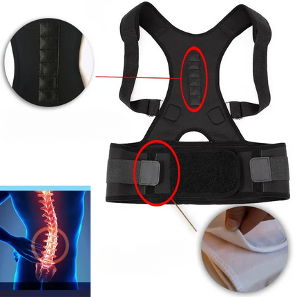 SpineAlign Correction Belt with Adjustable Support | Posture Improvement for Back Relief