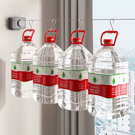 Retractable Clothesline with UV Resistance & Easy Installation | Space-Saving Solution for Outdoor Drying