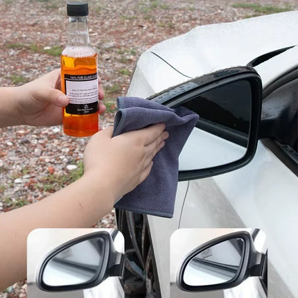 Car Window Cleaner Oil Film Remover for Grease, Rain Stains and Haze, Single Pass Glass Cleaning for Night Driving