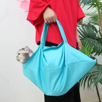 Comfortable Pet Carrier Pouch with Adjustable Straps | Soft Fabric for Safe Travel