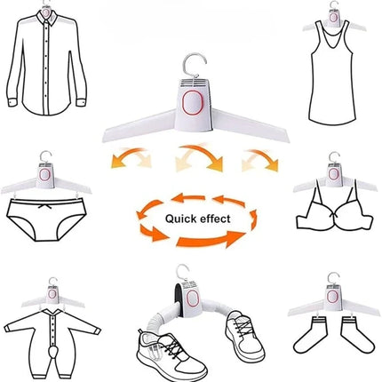 Electric Clothes Drying Rack with Adjustable Height | Space-Saving Solution for Quick Drying