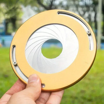 Adjustable Circle Drawing Tool with Rotating Dial, Compass and Stencil Alternative for Sketching, Drafting and Crafts