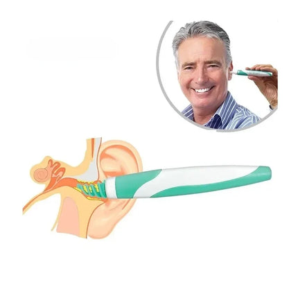 Spiral Ear Cleaner Tool with Gentle Silicone Tips | Safe & Effective Ear Wax Removal