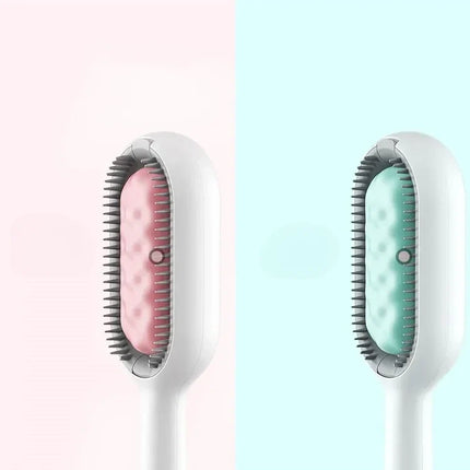 Pet Cleaning Brush with Self-Cleaning Feature | Gentle Grooming Tool for All Coat Types