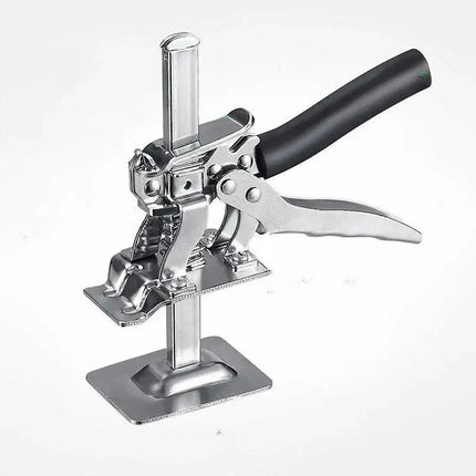 Hand Lifting Tool with Lever Height Adjustment, Squeeze Action Door and Cabinet Lifter for Solo Installs