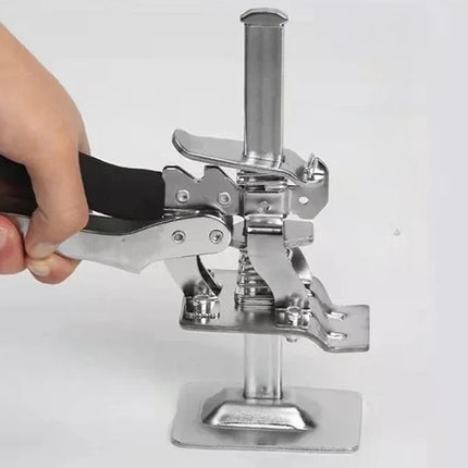 Hand Lifting Tool with Lever Height Adjustment, Squeeze Action Door and Cabinet Lifter for Solo Installs