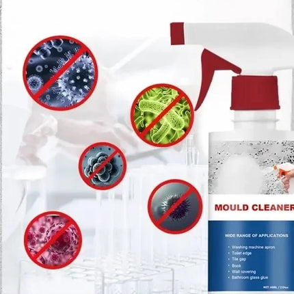 Mold Remover Spray for Bathroom Tiles and Walls, Foaming Cleaner for Painted Surfaces and Basements