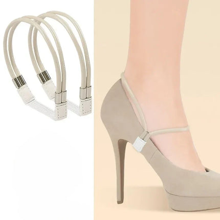 Anti-Slip Shoe Straps with Adjustable Fit, 13 Color Options Including Diamond, Mirror and Transparent Finishes
