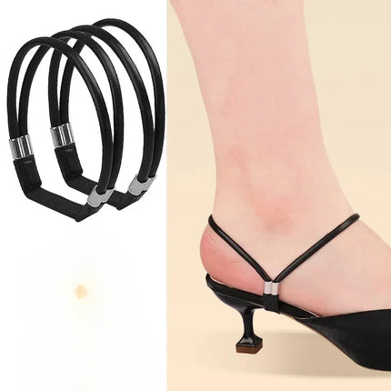 Anti-Slip Shoe Straps with Adjustable Fit, 13 Color Options Including Diamond, Mirror and Transparent Finishes