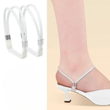 Anti-Slip Shoe Straps with Adjustable Fit, 13 Color Options Including Diamond, Mirror and Transparent Finishes