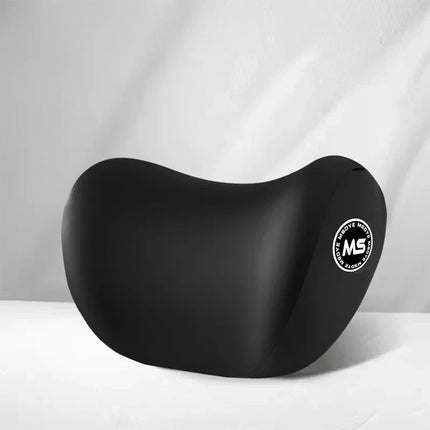 Memory Foam Car Headrest and Lumbar Cushion Set, Neck and Lower Back Support for Driving and Long Commutes