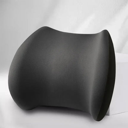 Memory Foam Car Headrest and Lumbar Cushion Set, Neck and Lower Back Support for Driving and Long Commutes