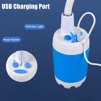 Portable Electric Shower with Adjustable Spray Settings | Compact Design for Convenient Outdoor Use