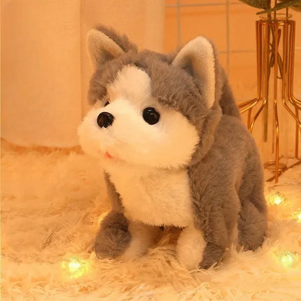 Walking Barking Puppy Plush Toy, Interactive Stuffed Dog That Walks, Wags Its Tail and Barks, 7 Breed Styles for Babies and Toddlers