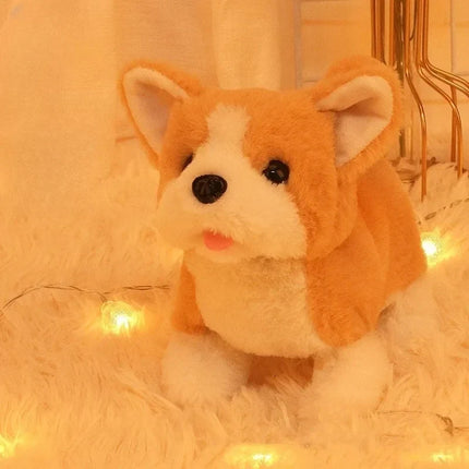 Walking Barking Puppy Plush Toy, Interactive Stuffed Dog That Walks, Wags Its Tail and Barks, 7 Breed Styles for Babies and Toddlers
