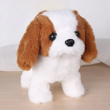 Walking Barking Puppy Plush Toy, Interactive Stuffed Dog That Walks, Wags Its Tail and Barks, 7 Breed Styles for Babies and Toddlers