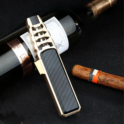 Premium Windproof Torch Lighter with Adjustable Flame | Sleek Design for Outdoor Use