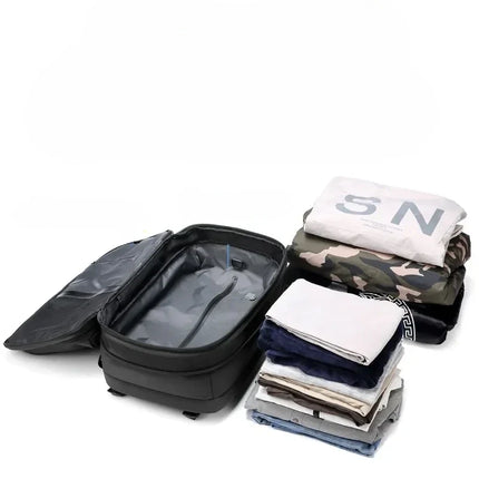 Vacuum Compression Travel Backpack with Multiple Compartments | Space-Saving Design for Stress-Free Packing
