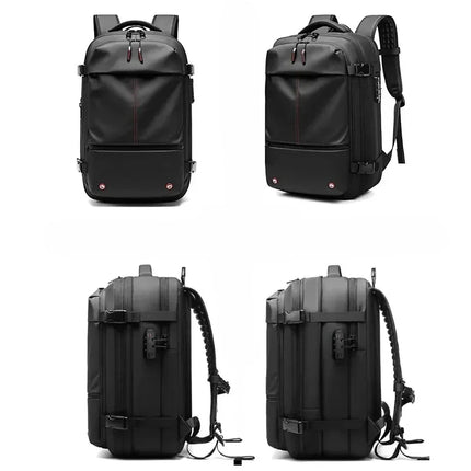 Vacuum Compression Travel Backpack with Multiple Compartments | Space-Saving Design for Stress-Free Packing