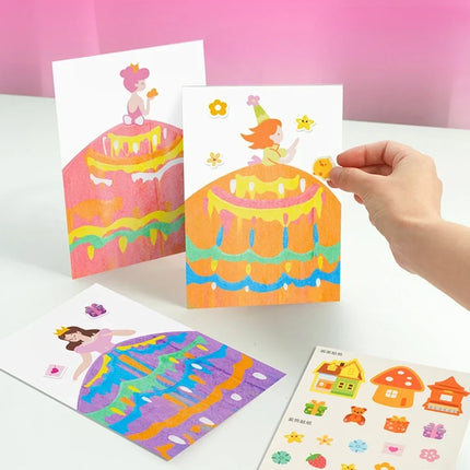 Scratch Art Painting Set with Glossy Finish & 30 Unique Designs for Creative Fun