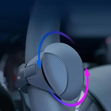 Steering Wheel Spinner Knob, Black or Red, One-Hand Turning Aid, Installs in Minutes with Included Screws and Hex Wrench