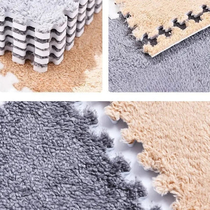 Plush Puzzle Tiles Set for Kids with Non-Toxic Foam | Safe & Soft Play Mat