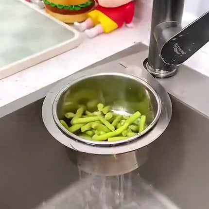 Faucet Hanging Strainer Basket for Kitchen Sink, Pasta and Vegetable Drainer that Catches Food Scraps
