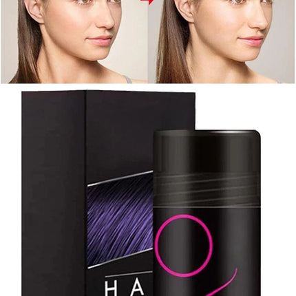 Hair Building Fibres Powder for Thinning Hair, 9 Shades Sweat Resistant Grey Root Touch Up Concealer