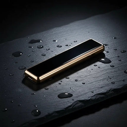 Electric Arc Lighter USB Rechargeable, Windproof Flameless Lighter with Slide to Spark Ignition, No Gas or Lighter Fluid