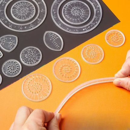 Spirograph Drawing Set with Precision Tools & Colorful Patterns for Creative Fun
