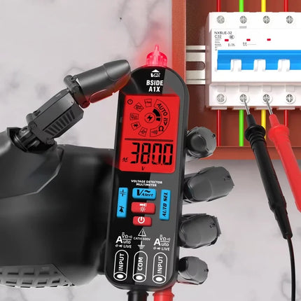Digital Multimeter with Auto-Ranging & Backlit Display | Accurate Measurements for Home and Professional Use