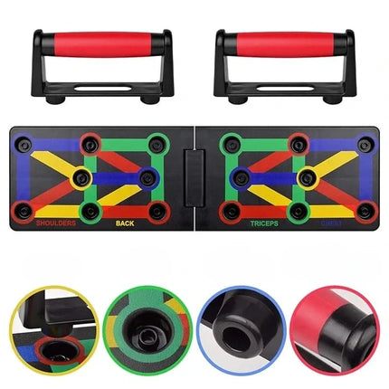 Push Up Board with Non-Slip Grip & Adjustable Angles | Versatile Fitness Tool for Strength Training