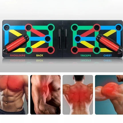 Push Up Board with Non-Slip Grip & Adjustable Angles | Versatile Fitness Tool for Strength Training