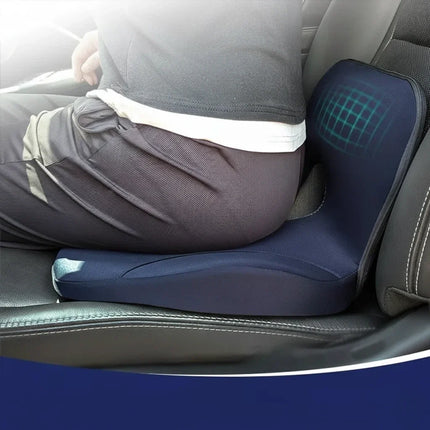 Seat Cushion with 2 Colour Options, Portable Chair Pad for Desk Chair, Home Seating and Everyday Sitting Comfort