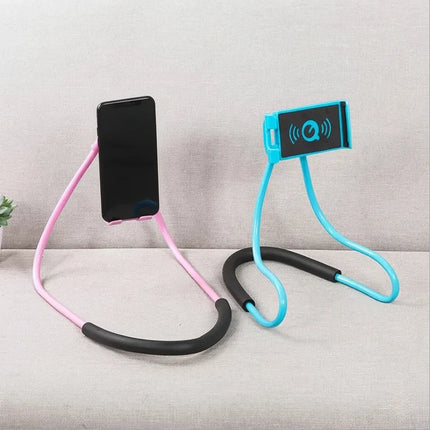 360 Degree Adjustable Phone Holder with Anti-Slip Base, 5 Colors, Hands-Free Stand for Video Watching and Calls