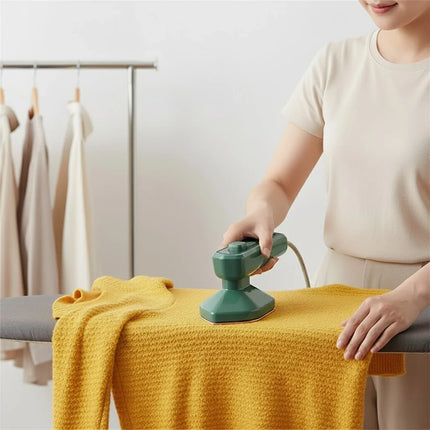 Compact Mini Travel Iron for Clothes, Portable Fast Heating Handheld Steam Iron with Quick Water Refill for Small Spaces