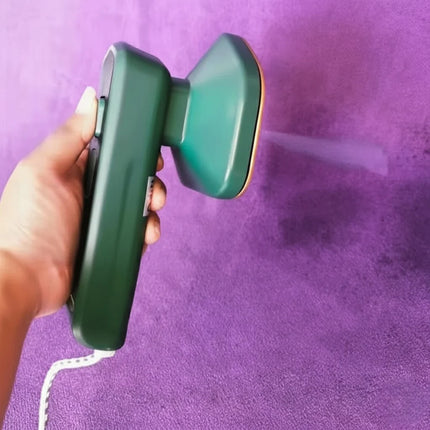 Compact Mini Travel Iron for Clothes, Portable Fast Heating Handheld Steam Iron with Quick Water Refill for Small Spaces