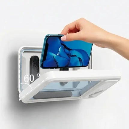 Waterproof Phone Holder with Bluetooth Speaker | Hands-Free Design for Outdoor Adventures