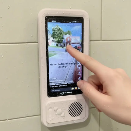 Waterproof Phone Holder with Bluetooth Speaker | Hands-Free Design for Outdoor Adventures