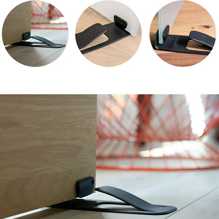 Foot Press Door Stopper, Self-Adhesive Hands-Free Door Holder with No Screws or Drilling for Home and Office