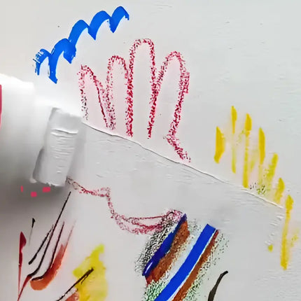 Wall Touch Up Paint Roller, Compact Mini Roller for Stains, Scratches, Scuffs and Peeling Paint, 5 Colors for Bathroom and Kitchen Walls