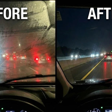 Anti-Fog Spray for Car Windshields and Side Mirrors, Water-Repellent Glass Treatment for Clearer Rain and Fog Visibility